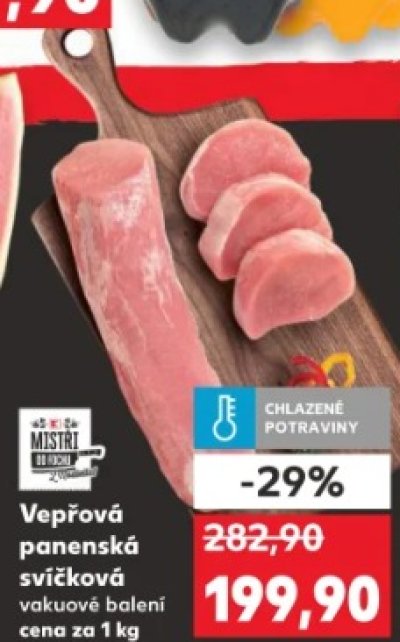 Akce na vepřovou panenku