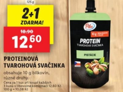 Akce 2+1 na proteinové kapsičky Lidl