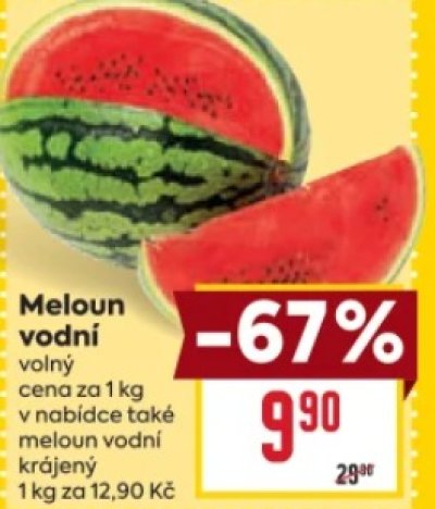 Akce na vodní meloun