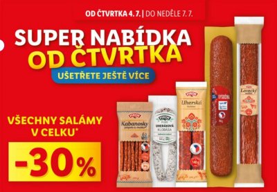 Hromadná akce na salámy v Lidlu