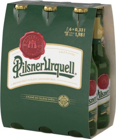 Krabice s 6 pivy ve skle