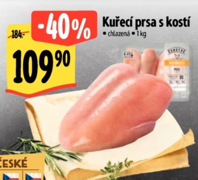 Akce na kuřecí prsa v Albertu