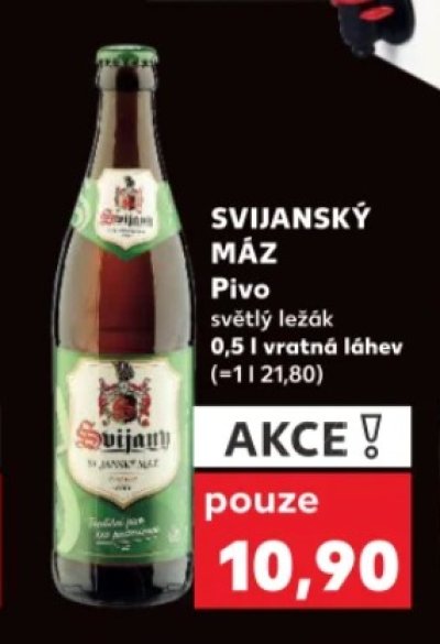 Akce na Svijanský máz v Kauflandu