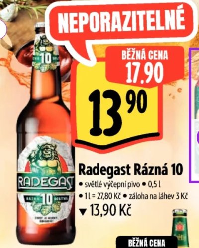 Akce na Radegast v Albertu