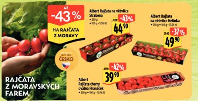 Akce na rajčata z Moravy v Albertu