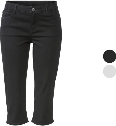 Černé capri kalhoty