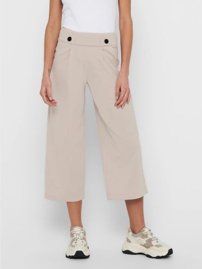 Béžové capri kalhoty