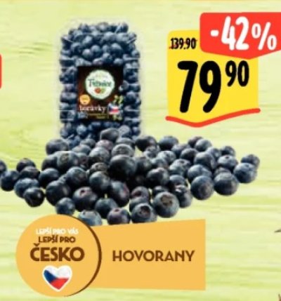 Akce na borůvky v Albertu