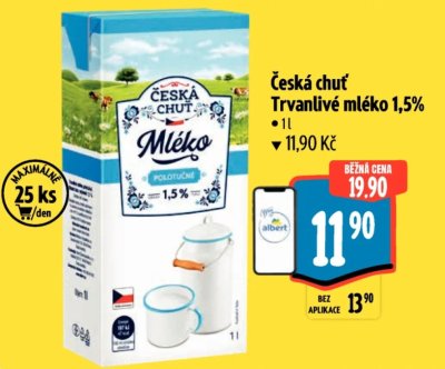 Akce na polotučné mléko v Albertu