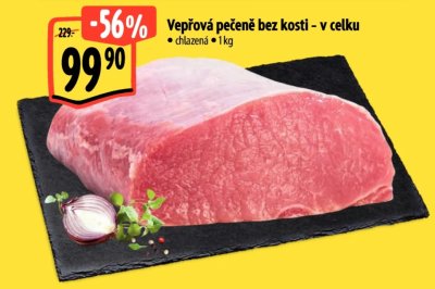 Akce na vepřovou pečeni v Albertu