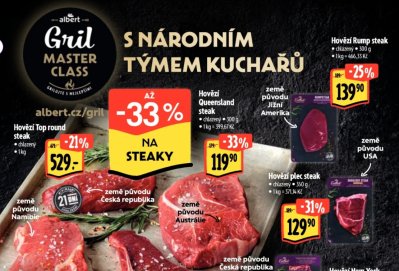 Akce na steaky v Albertu