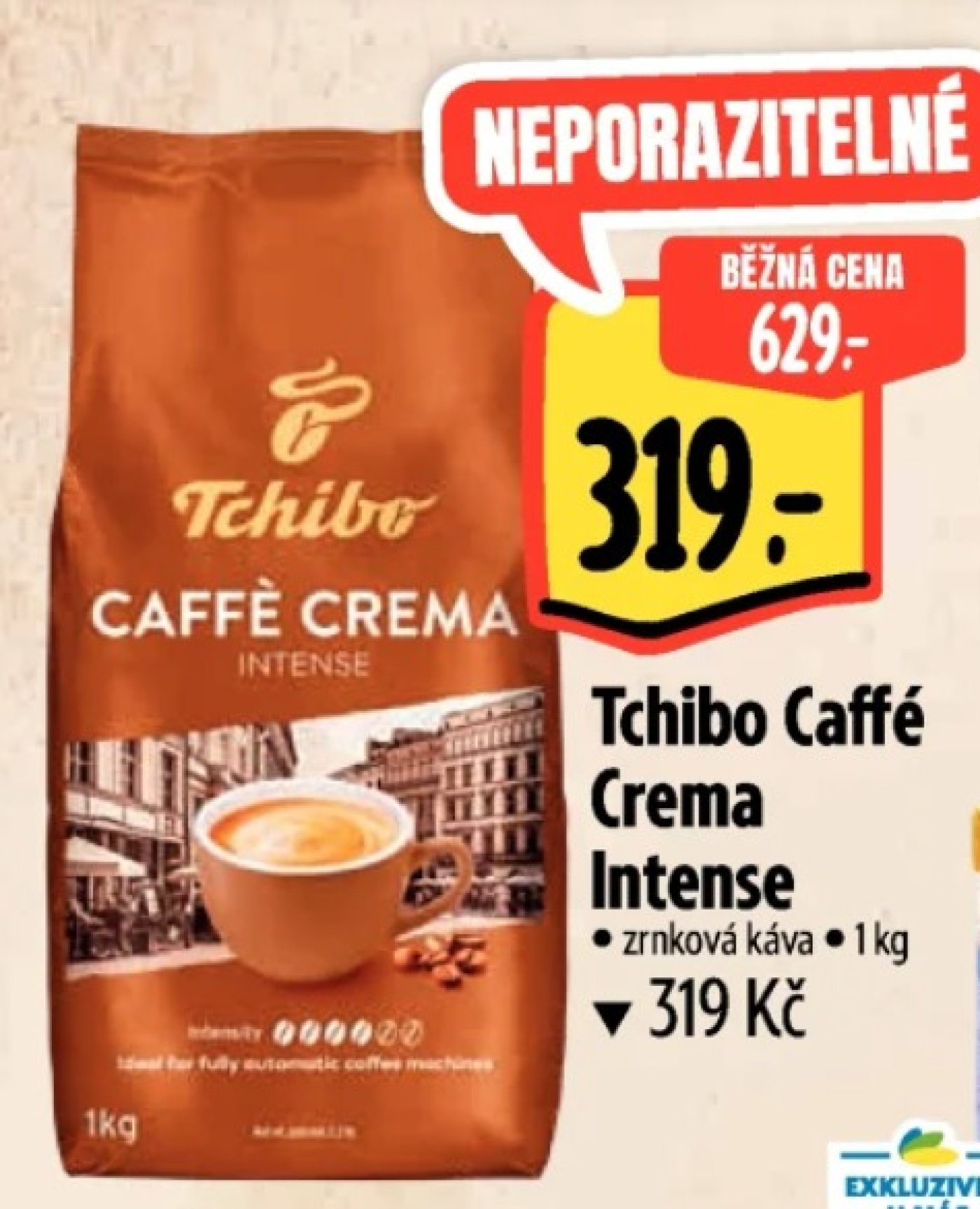 Akce na Tchibo Caffé Crema v Albertu