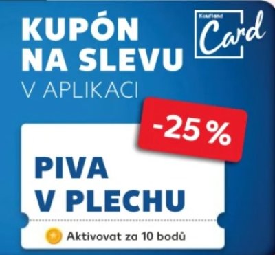 Hromadná akce na piva v Plechu v Kauflandu