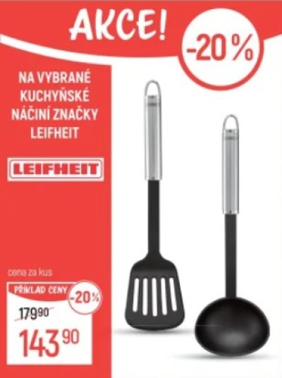 Akce na kuchyňské náčiní Leifheit v Globusu