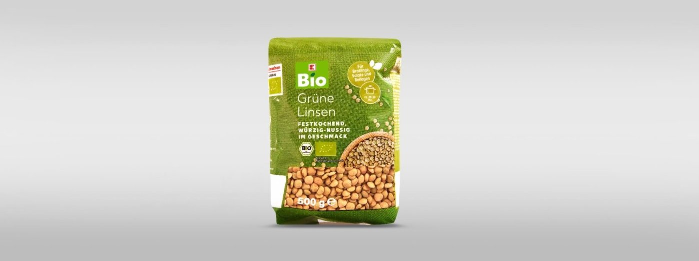 Stažení produktu z prodeje - K-Bio grüne Linsen 500g v Kauflandu