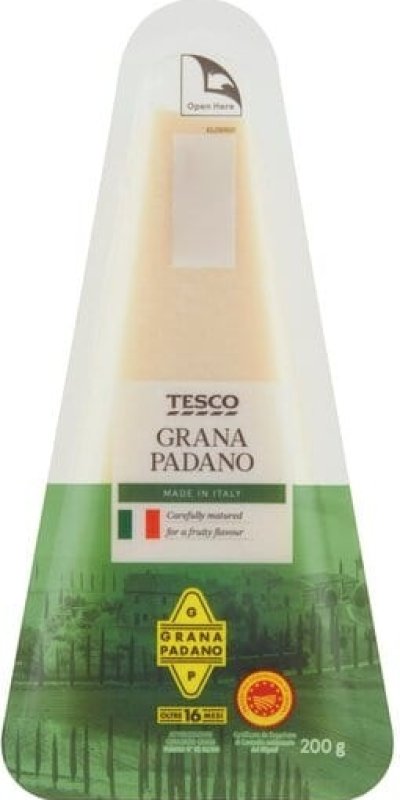 Oznámení o stažení výrobku z prodeje – TS GRANA PADANO 200 g v Tesco