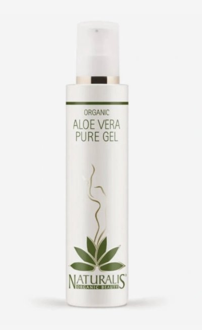 Bílá lahvička s aloe vera