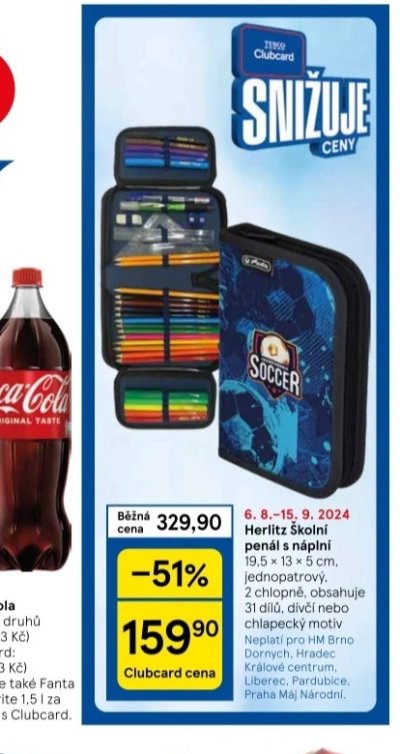 Akce na školní penál