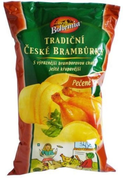 Tradiční české brambůrky Pečené kuře