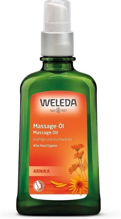 Zelená lahvička Weleda
