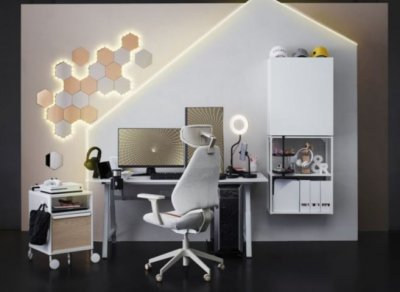 Příklad gamer místnosti z nové kolekce vybavení IKEA