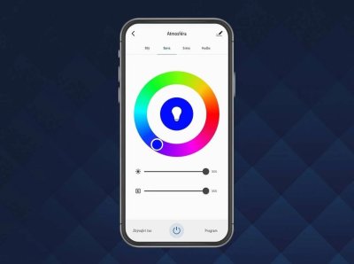 Telefon s aplikací Lidl Home