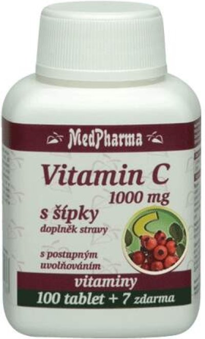 Doplněk stravy Vitamin C s šípky