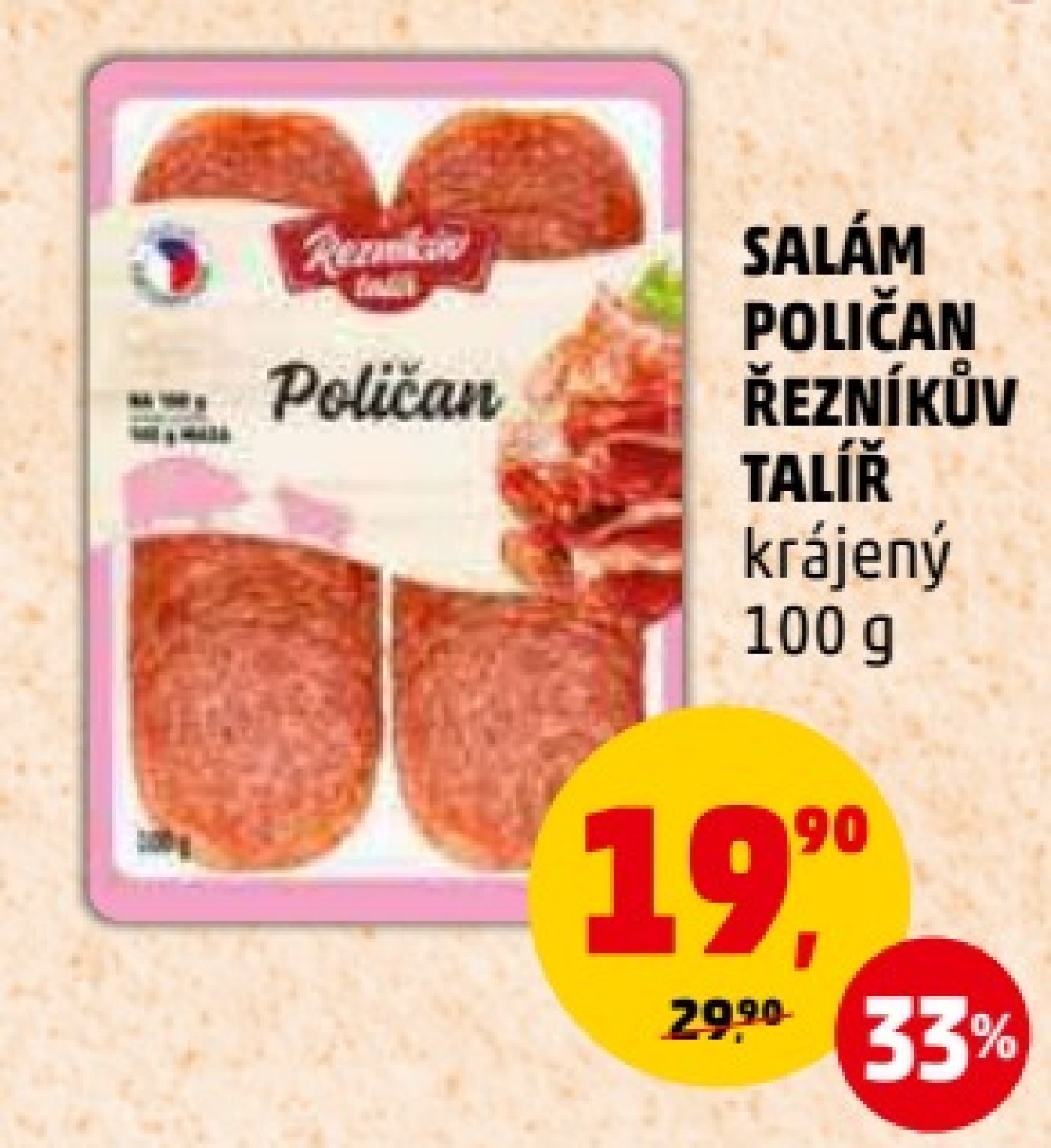 Salám v akci Penny