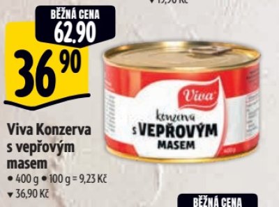 Vepřové maso v konzervě v akci Albert