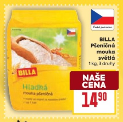 Hladká mouka v akci Billa