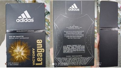 Černá krabička s logem Adidas