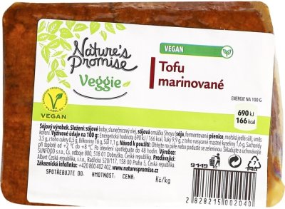 Tofu marinované