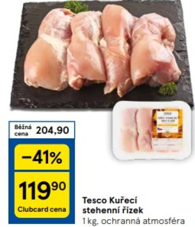 Kuřecí stehenní řízky v akci