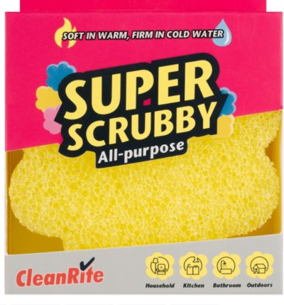 Houbička Super Scrubby