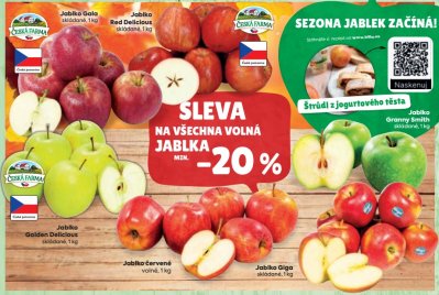 Jablka ve slevě