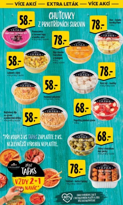 Nabídka tapas
