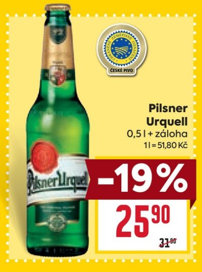 Pivo Plzeň v akci BILLA