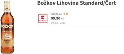 Božkov v akci Kaufland