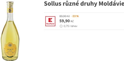 Víno v akci Kaufland