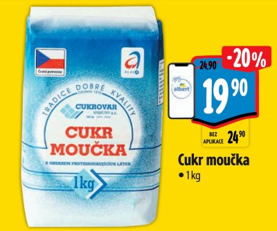 Cukr moučka v akci Albert
