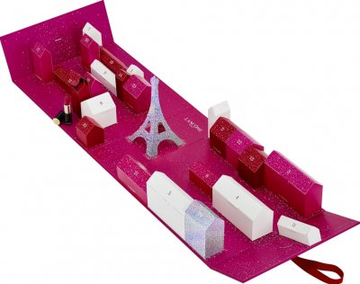 Lancôme adventní kalendář 3D město