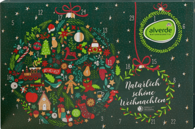 Alverde kalendář s přírodní kosmetikou