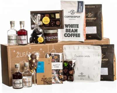 Adventní kalendář s produkty Coffeespot, Čokoládovna Janek a Žufánek