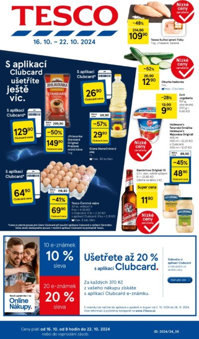 Akční leták týdne Tesco