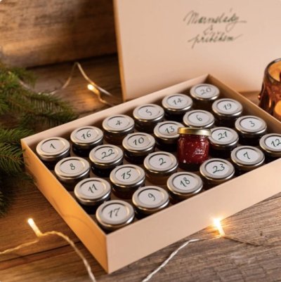 Adventní kalendář s džemem