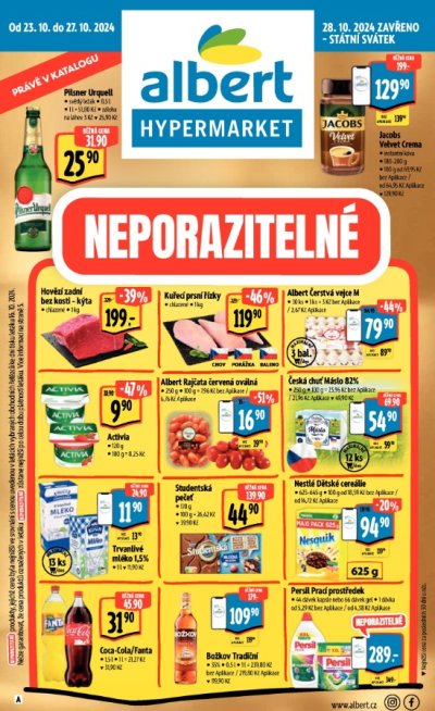 Akční leták týdne Albert hypermarket