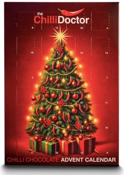 Adventní kalendář s pálivou čokoládou