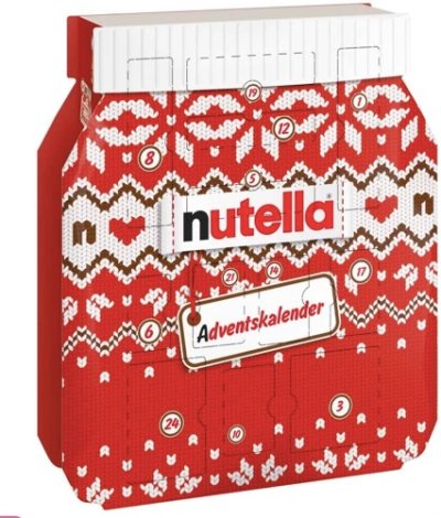 Adventní kalendář s Nutellou