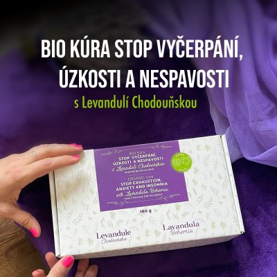 Produkt BIO kúra STOP vyčerpání, úzkosti a nespavosti s levandulí chodouňskou 30 ks