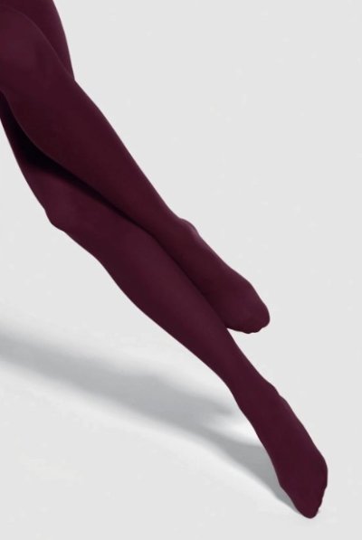 Dámské punčocháče v barvě burgundy